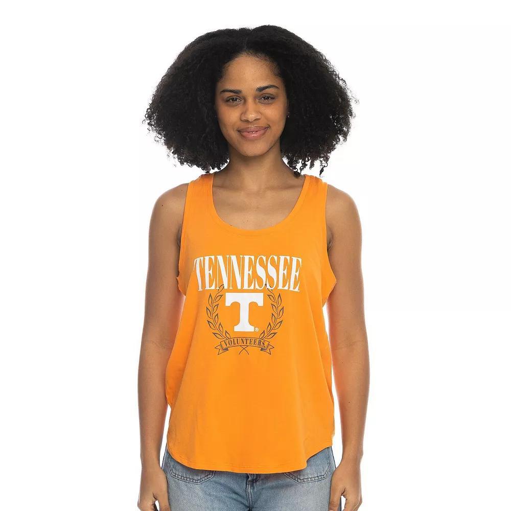 Women's ZooZatz Tennessee Orange Tennessee Volunteers Everyday Tri-Blend Tank Top, Size: Medium Product Image