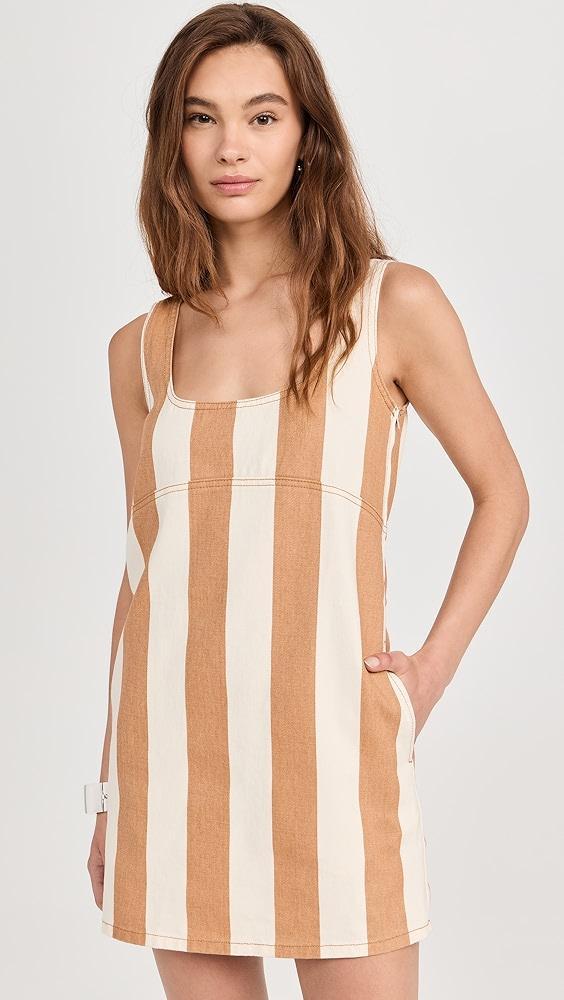 SIMONMILLER Sahara Striped Denim Dress | Shopbop Product Image