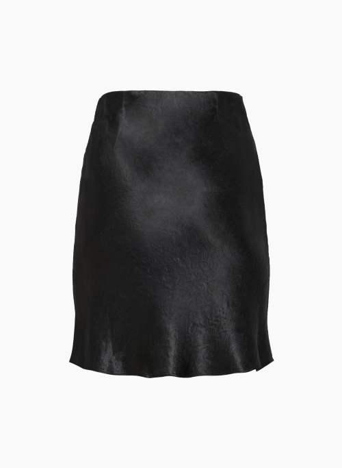 slip satin mini skirt Product Image