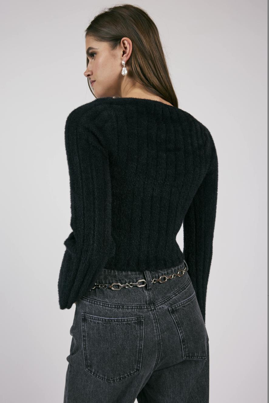 Camille Square Neck Sweater Product Image