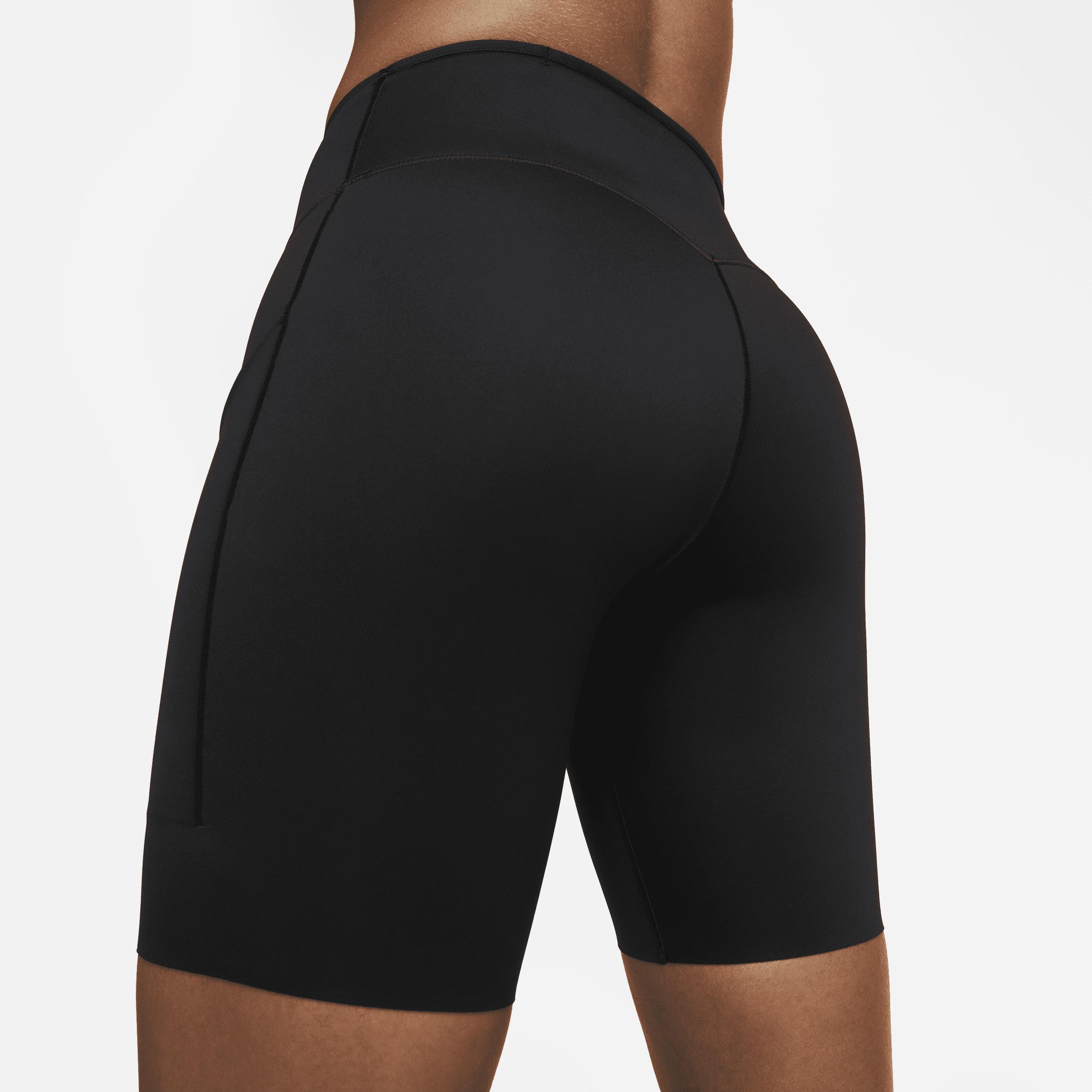 Nike Womens Go Firm-Support Mid-Rise 8 Biker Shorts with Pockets Product Image