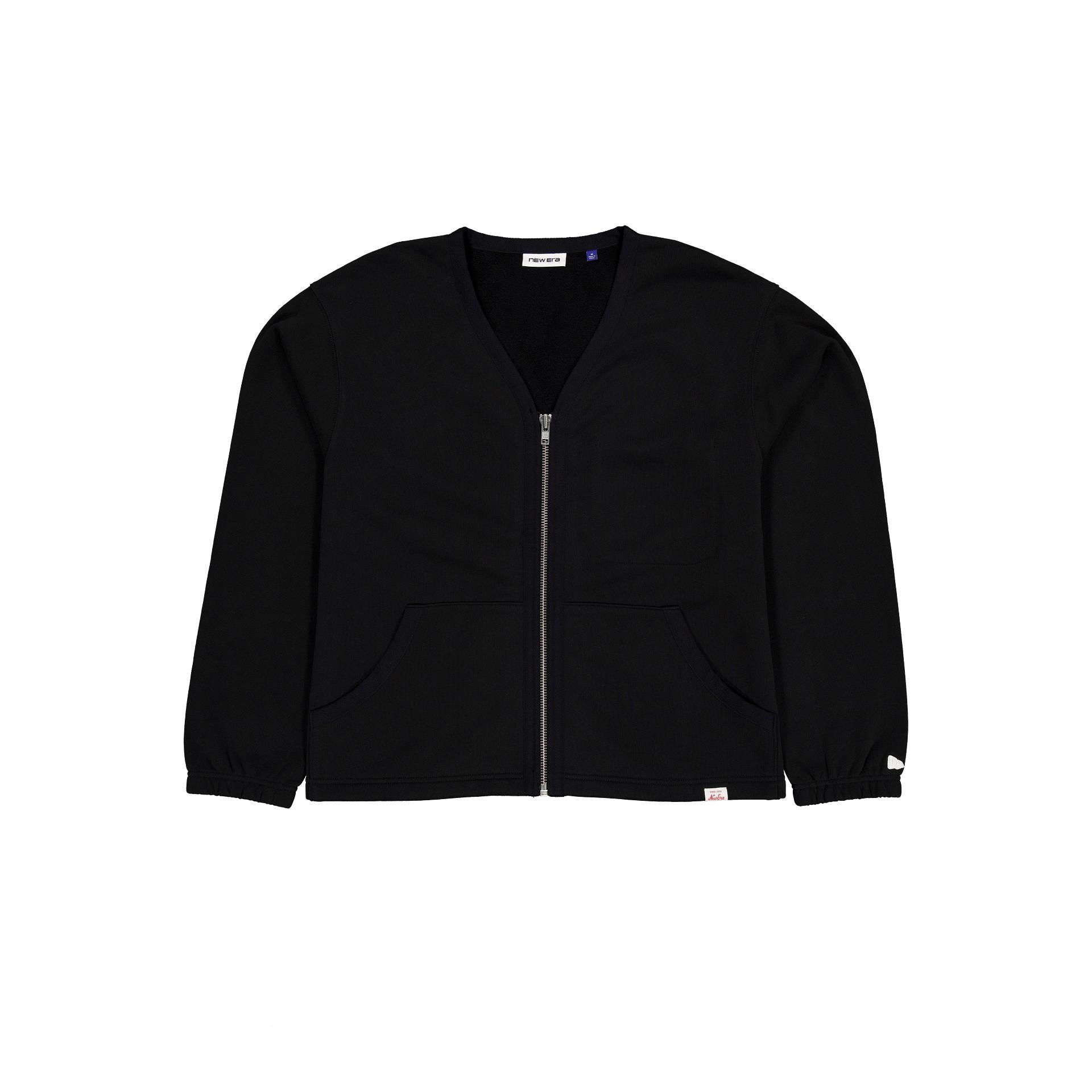 Brand New Era Albright Black Zip Cardigan Male Product Image