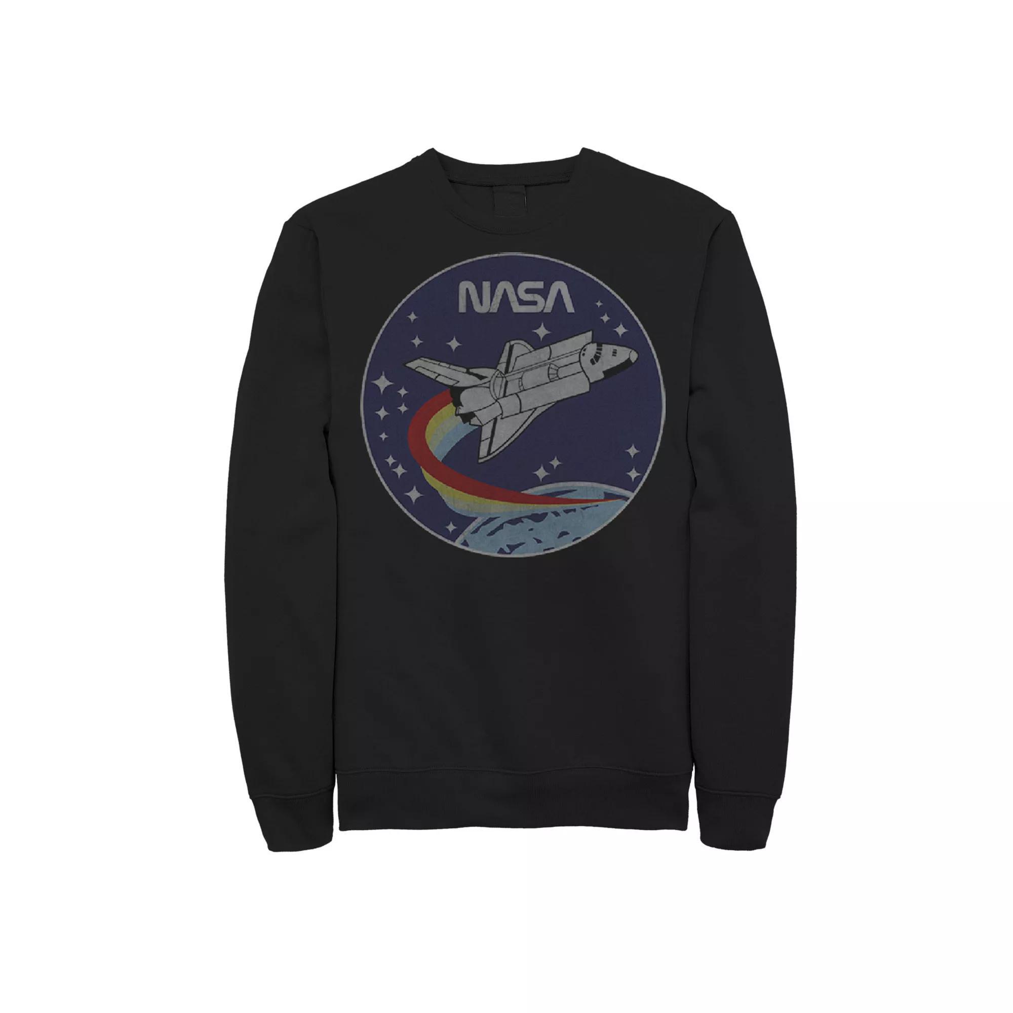 Big & Tall American Moto Garage Est. 1973 Fleece Sweatshirt, Men's, Size: Large Tall, Blue Product Image