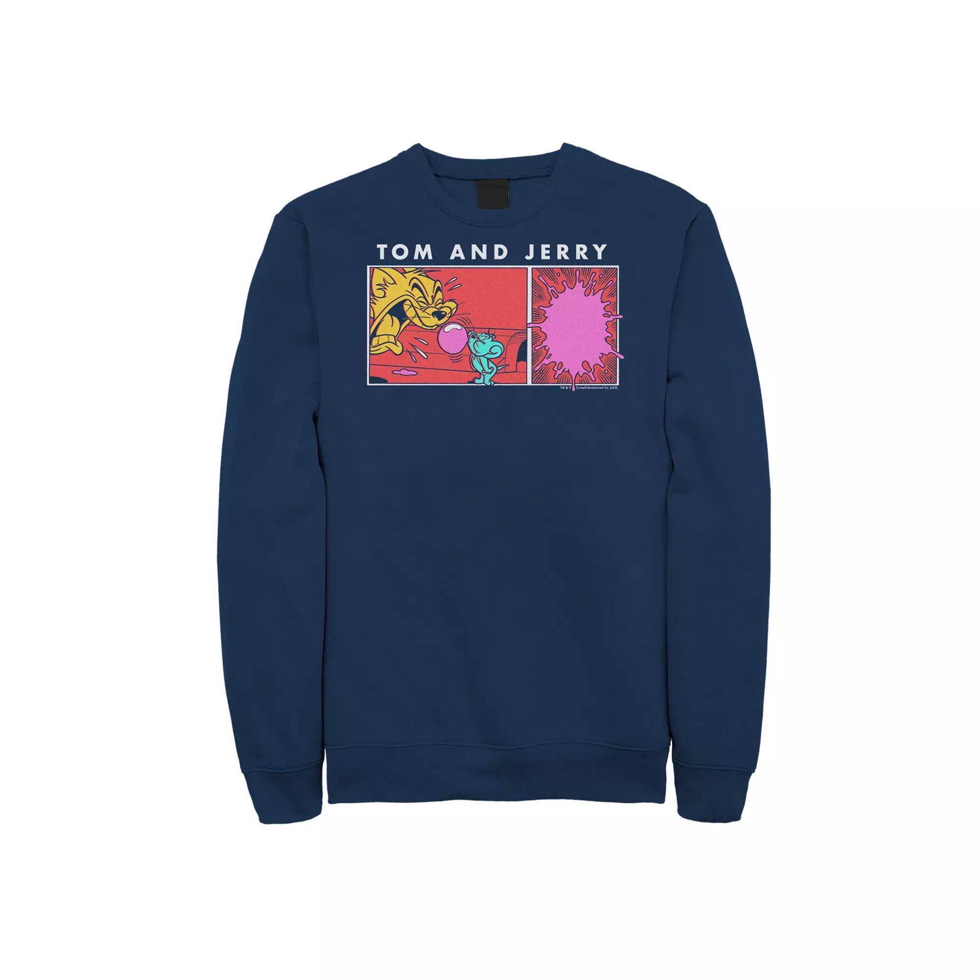 Men's DC Comics Superman Cutout Chest Logo Fleece Sweatshirt, Size: 3XL, Blue Product Image