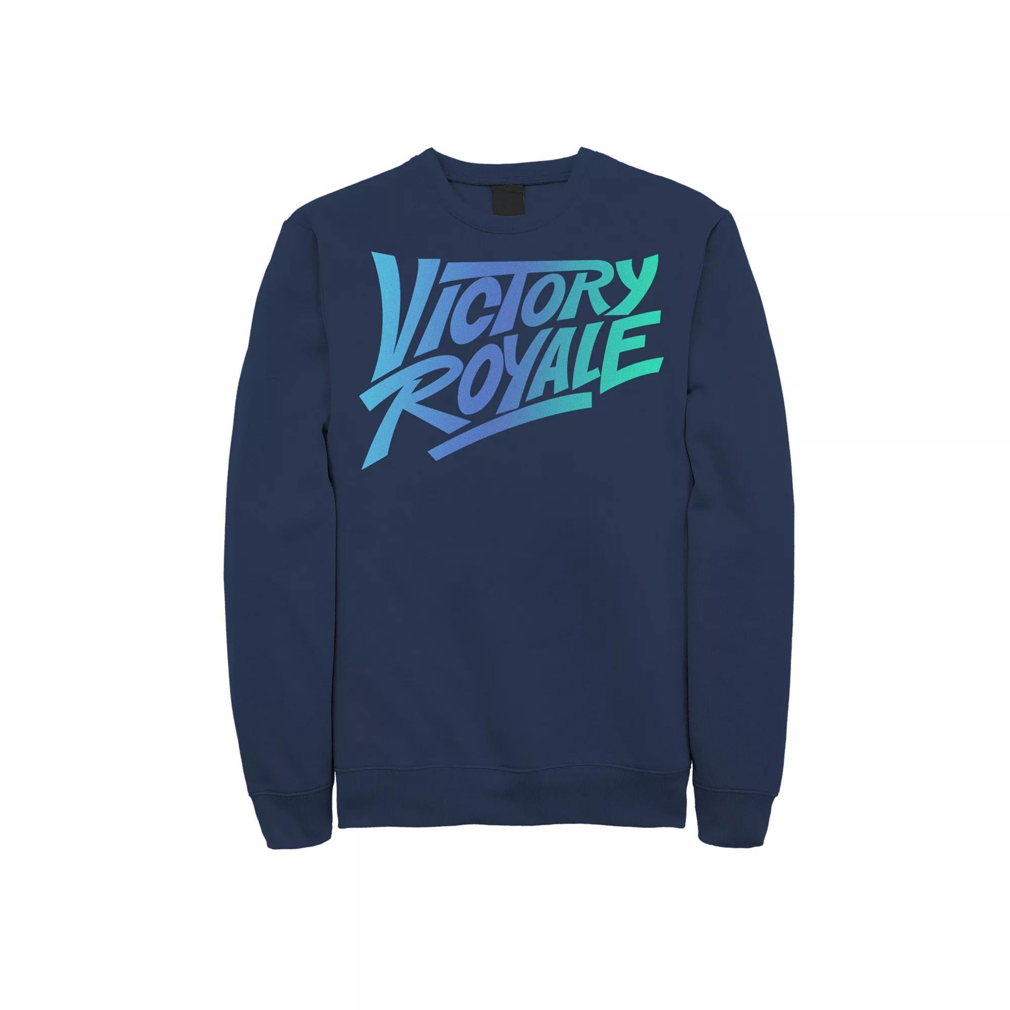 Men's Fortnite Victory Royale Gradient Logo Sweatshirt, Size: XL, Black Product Image