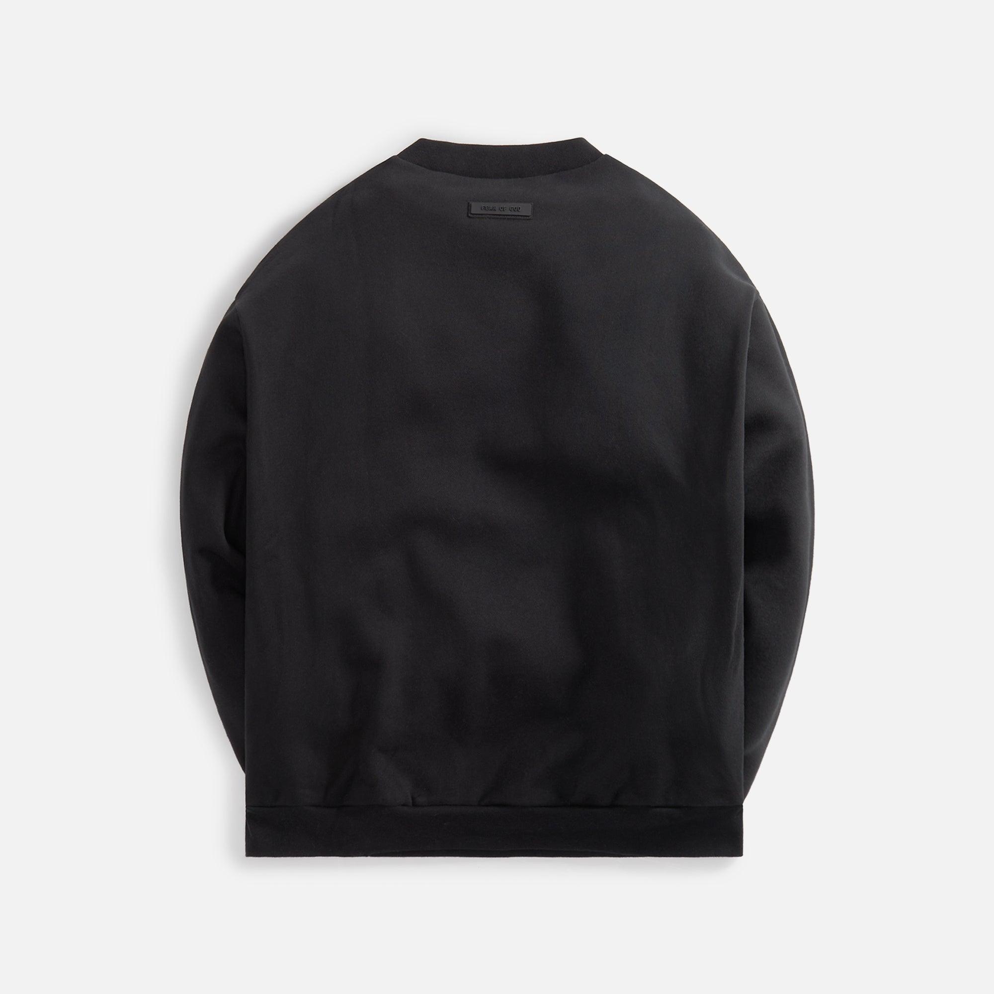 Essentials Crewneck - Black Male Product Image