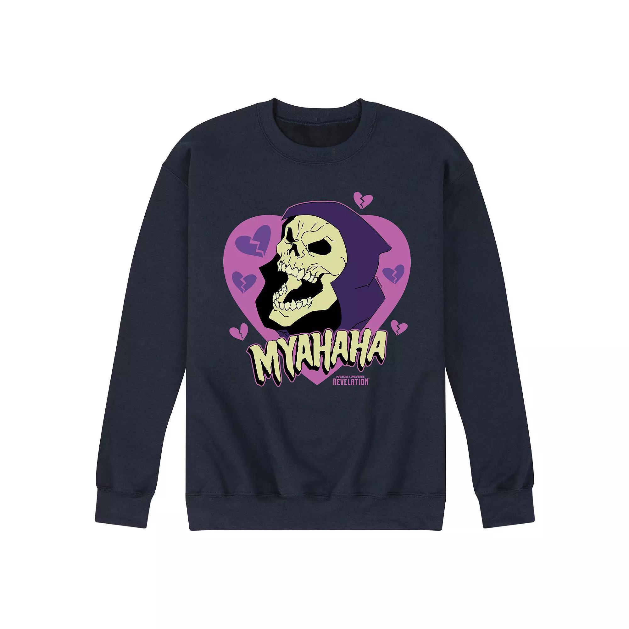 Mens Masters Of The Universe Skeletor Fleece Sweatshirt Grey Gray Product Image