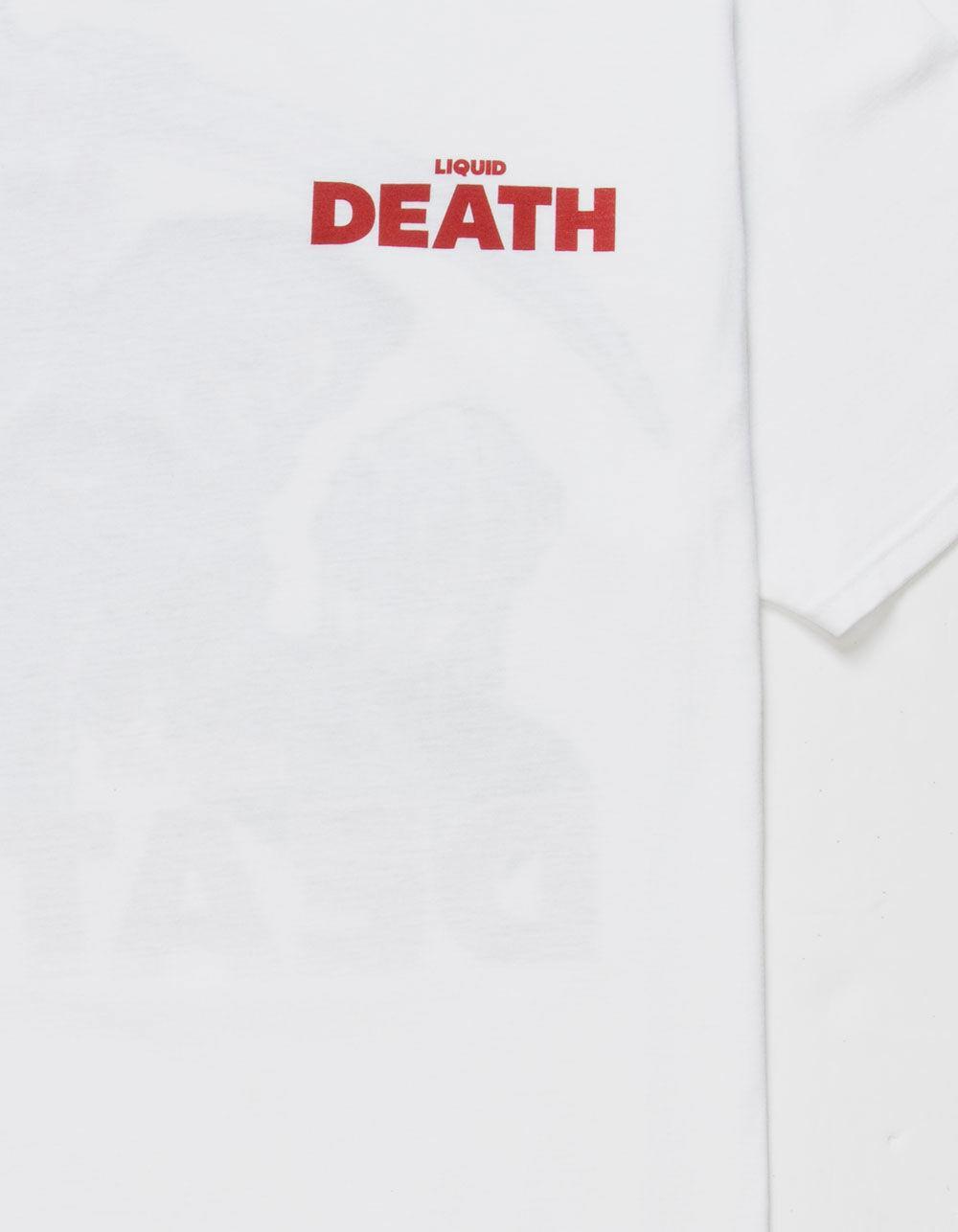 LIQUID DEATH Chrome Reaper Mens Tee - BONE Product Image