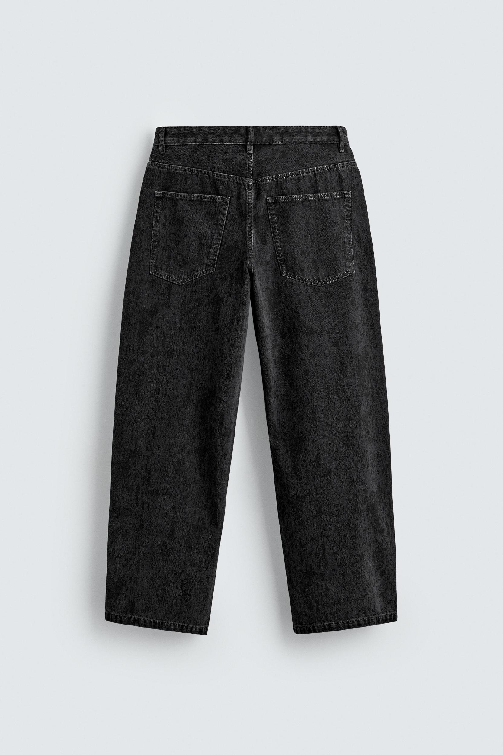 PRINTED BAGGY FIT JEANS Product Image