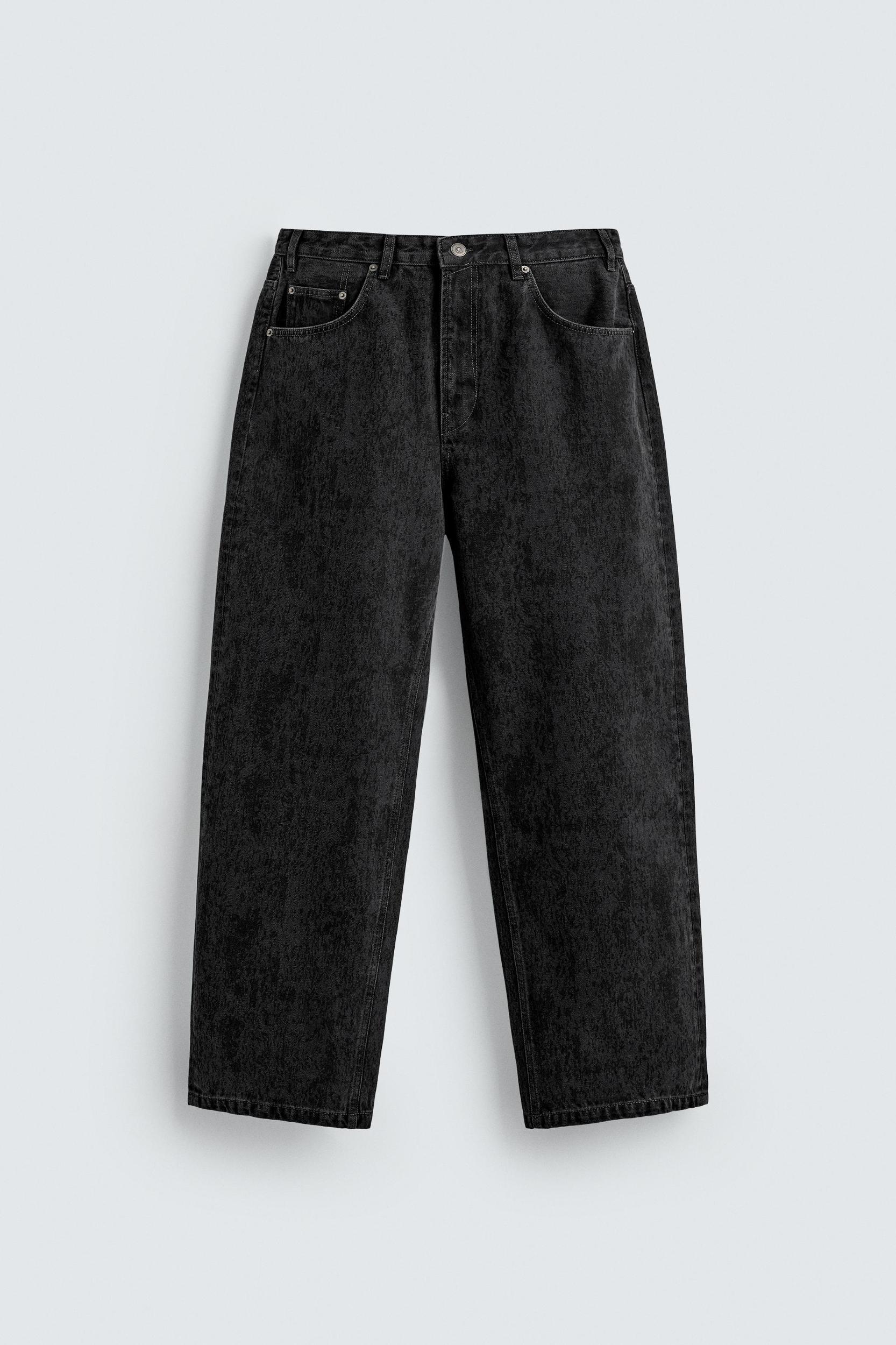 PRINTED BAGGY FIT JEANS Product Image