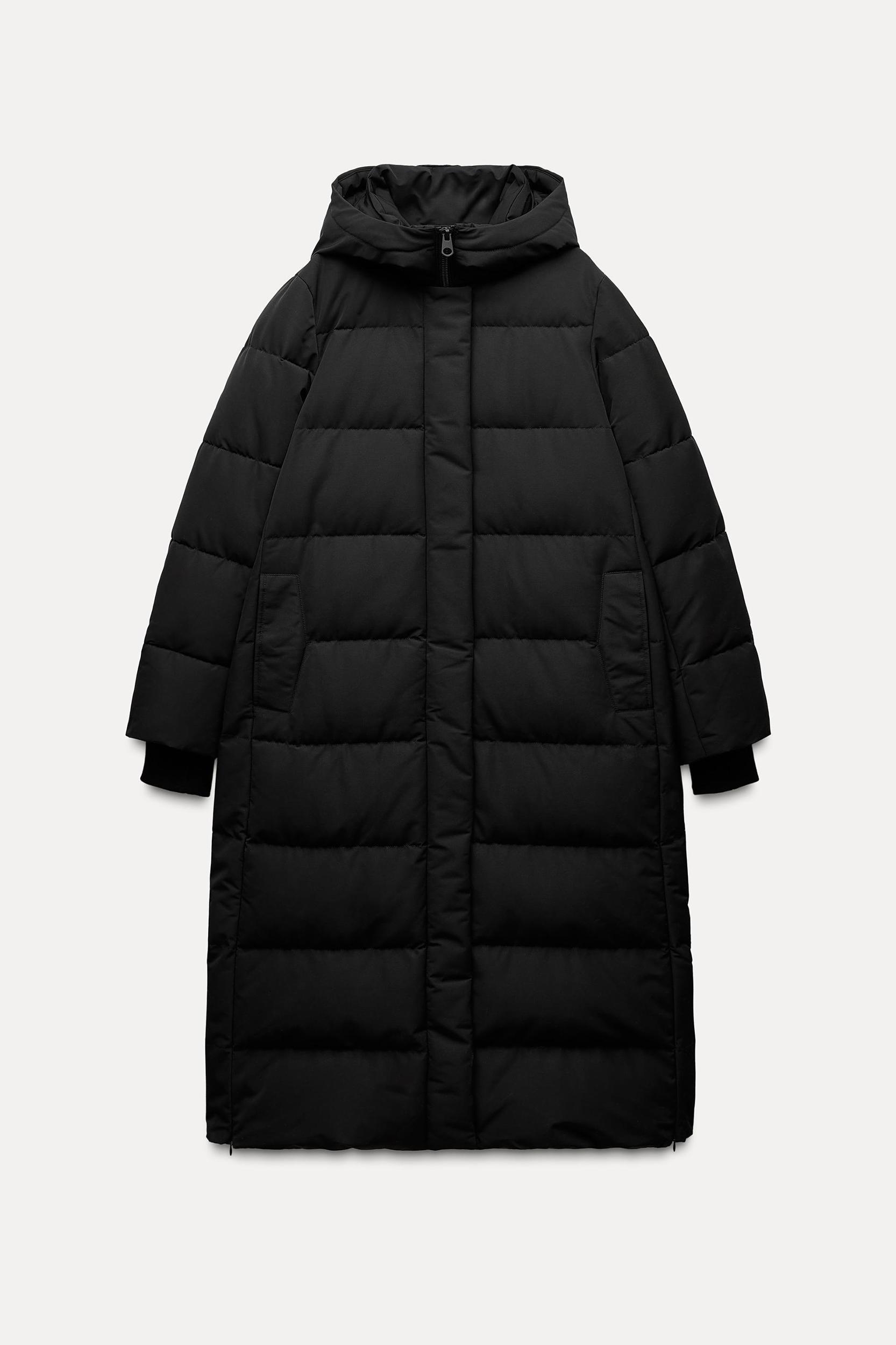 WATER AND WIND PROTECTION LONGLINE HOODED DOWN JACKET Product Image