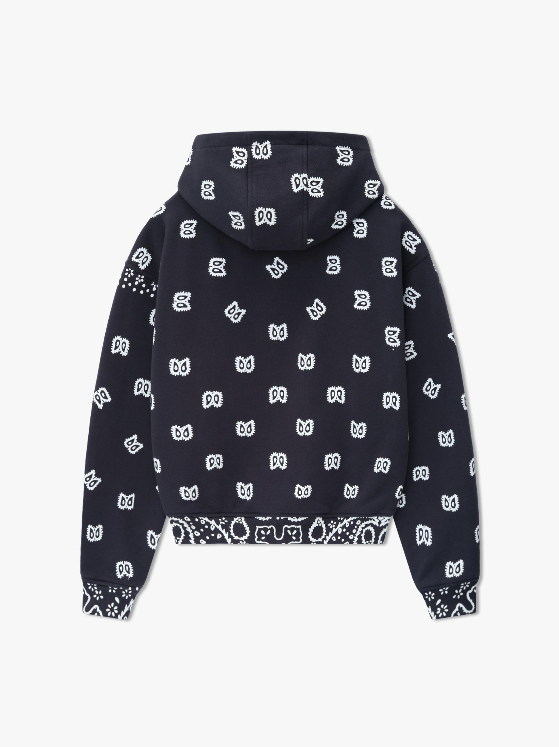 BANDANA PRINT HOODIE Male Product Image