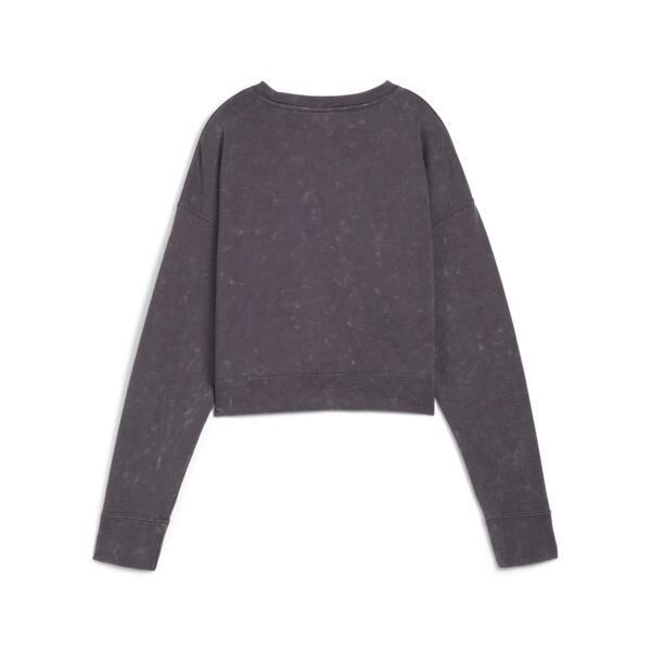 PUMA DARE TO Relaxed Washed Crew Women in Galactic Grey Product Image