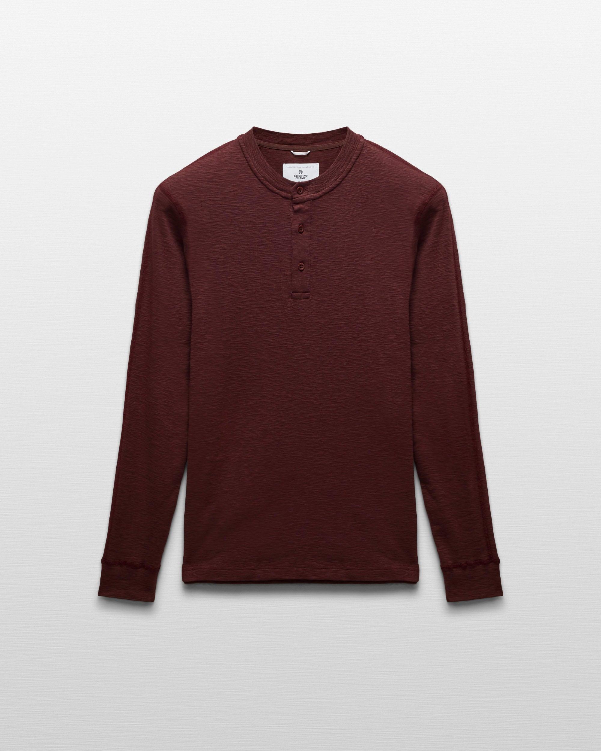 1X1 Slub Slim Henley Male Product Image