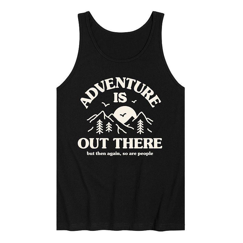 Mens Adventure Is Out There So Are People Graphic Tank Top Product Image