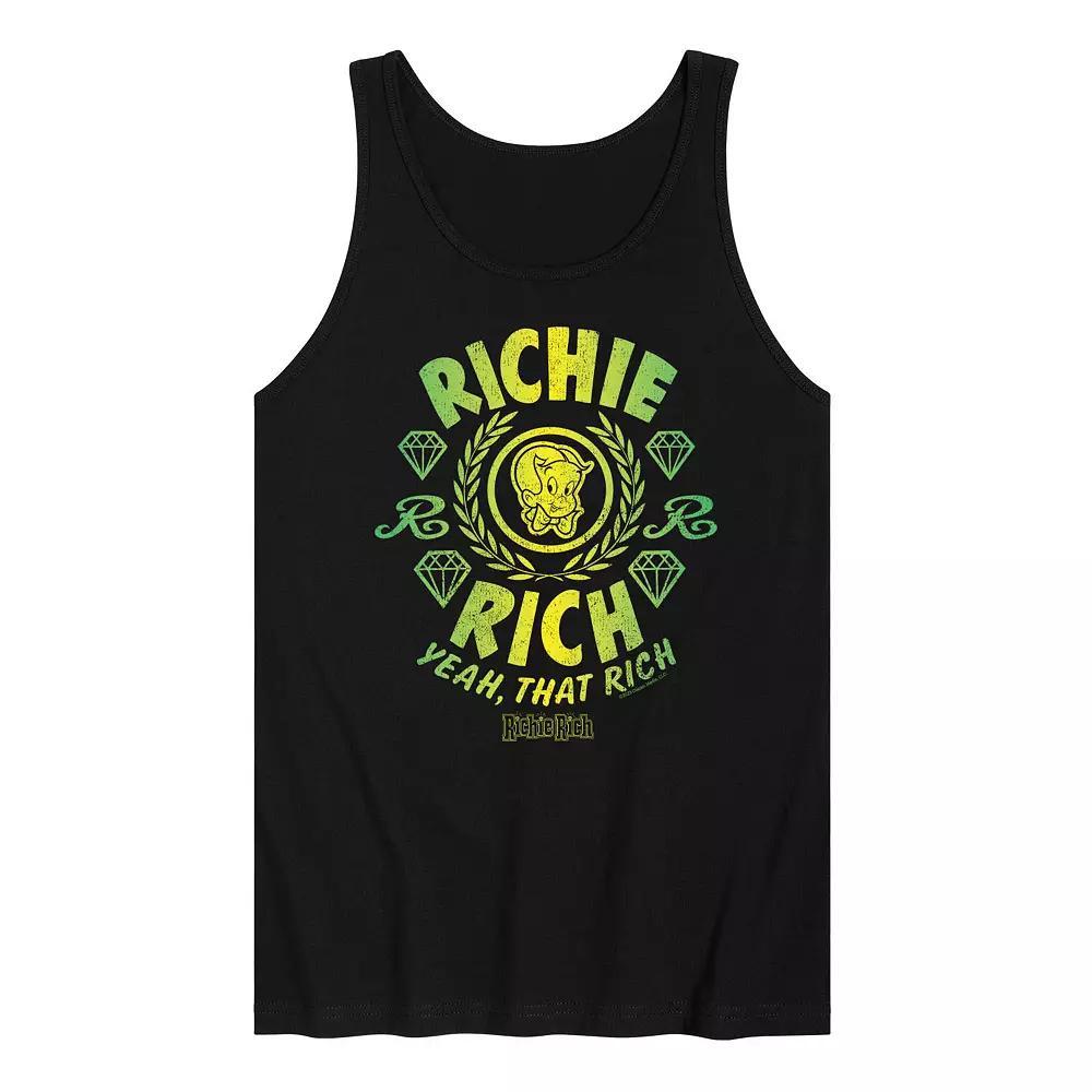 Mens Richie Rich Yeah That Rich Graphic Tank Top Product Image