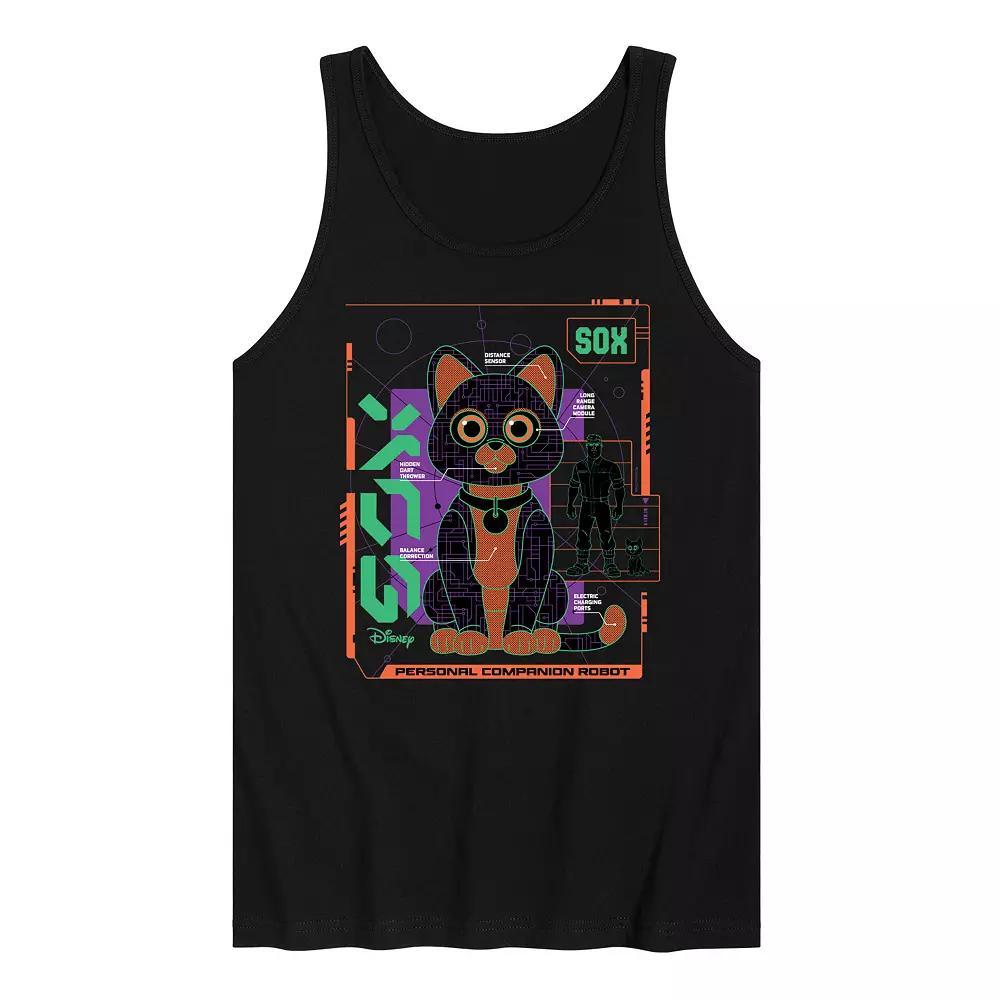 Disney / Pixars Lightyear Sox Mens Graphic Tank Top Product Image