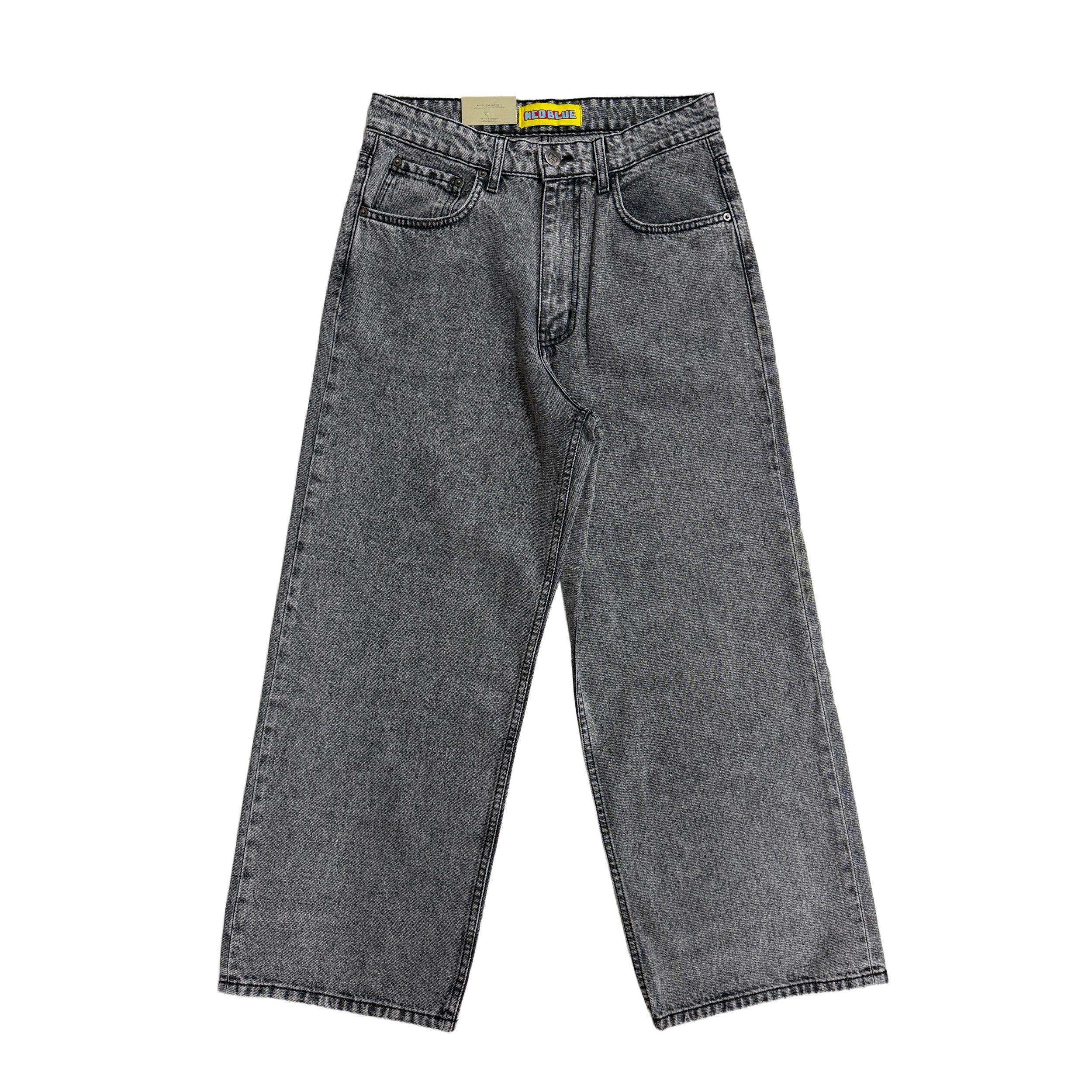 Neo Blue SUPER Baggy Jeans Male Product Image