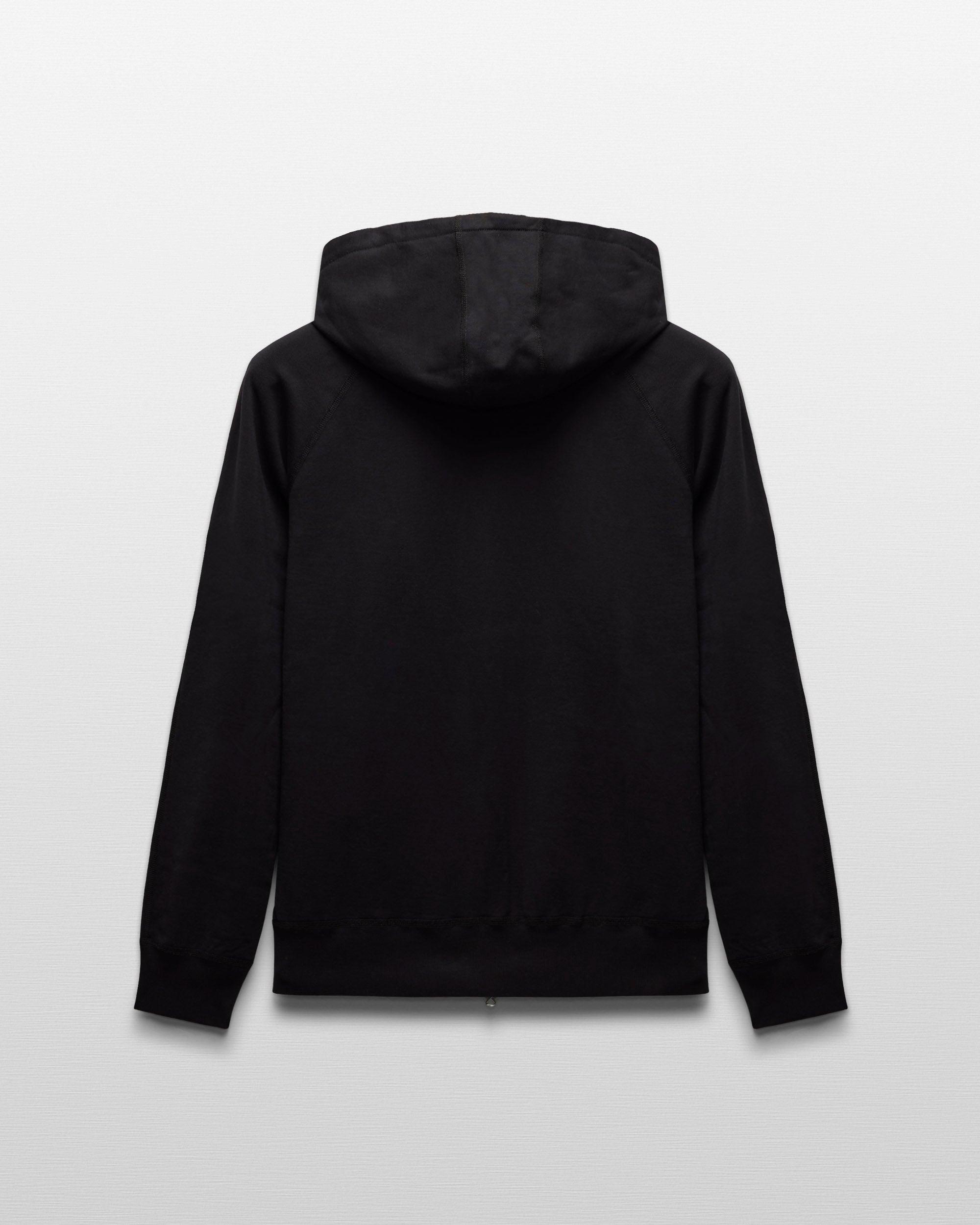 Lightweight Terry Slim Zip Hoodie Male Product Image
