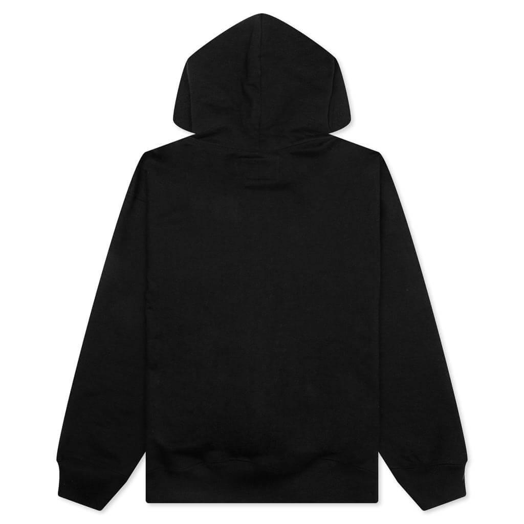 Heavy Weight Pullover Hooded Type-3 Sweatshirt - Black Male Product Image