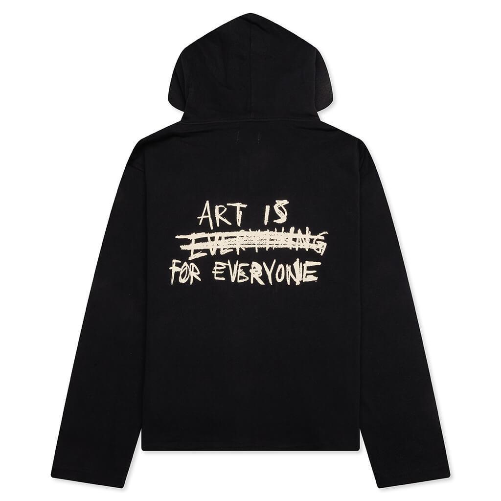 Honor Art Institute Zip Hoodie - Black Male Product Image