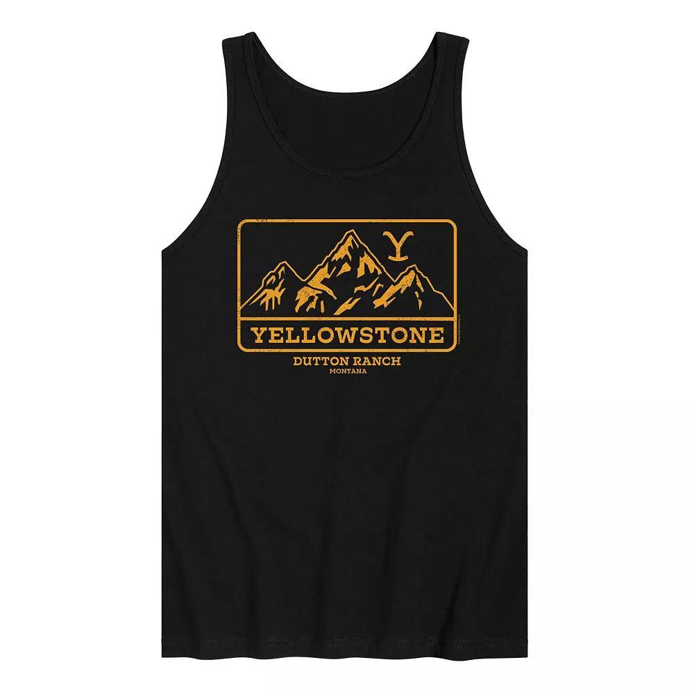 Men's Yellowstone Outdoor Tank Top, Size: Medium, Black Product Image