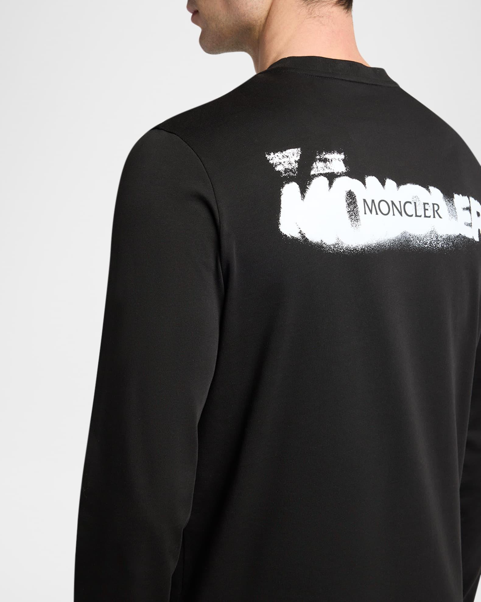 Men's Cotton Graffiti Logo Long-Sleeve T-Shirt Product Image