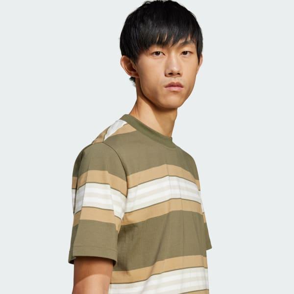 adidas Graphic Tee Olive Strata L Mens Product Image