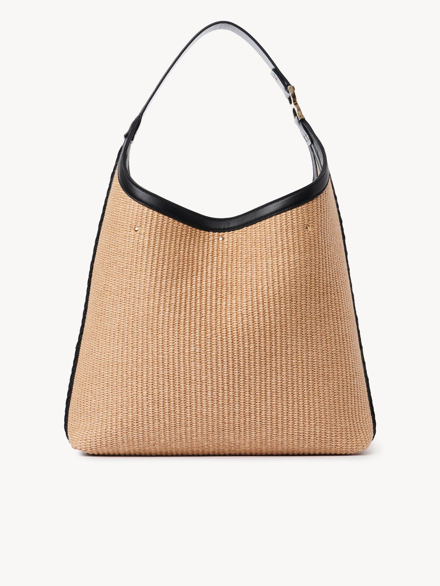 Marcie hobo bag in grained leather Product Image