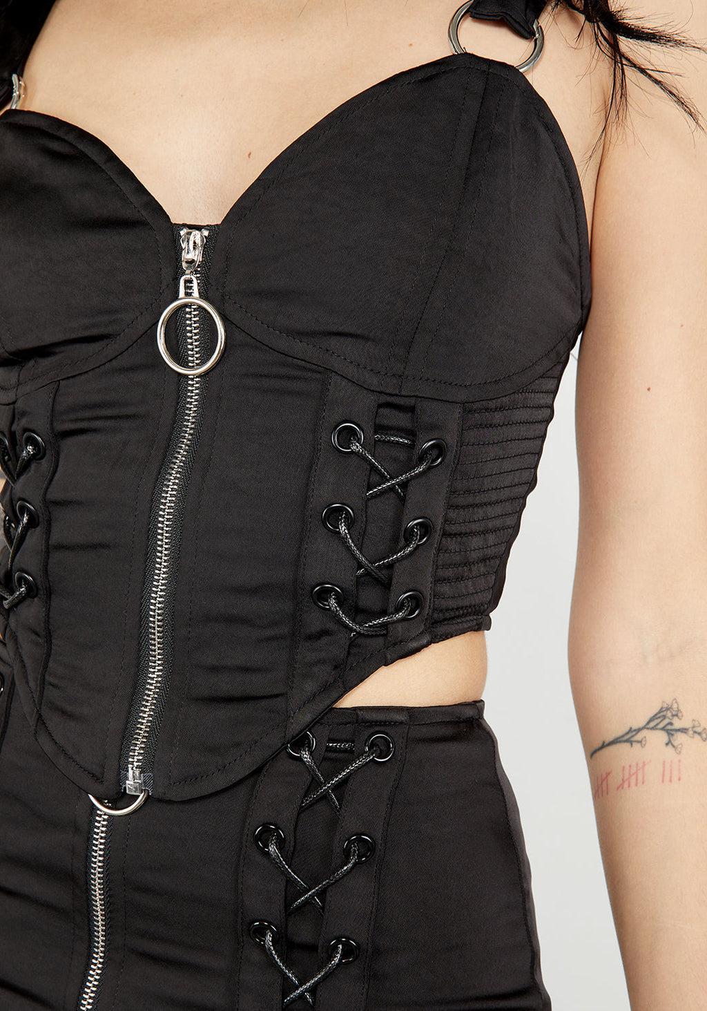 Immortelle Lace Up Corset Top Product Image