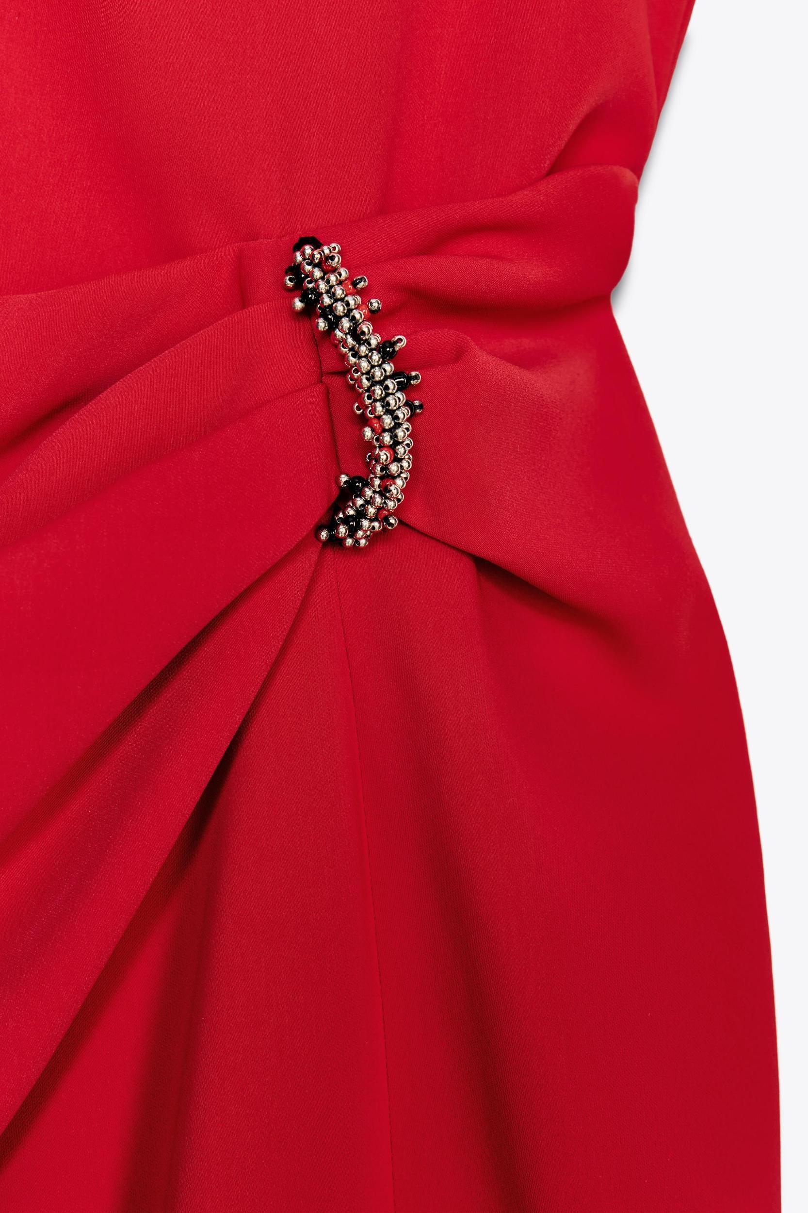 MIDI DRESS WITH HARDWARE Product Image