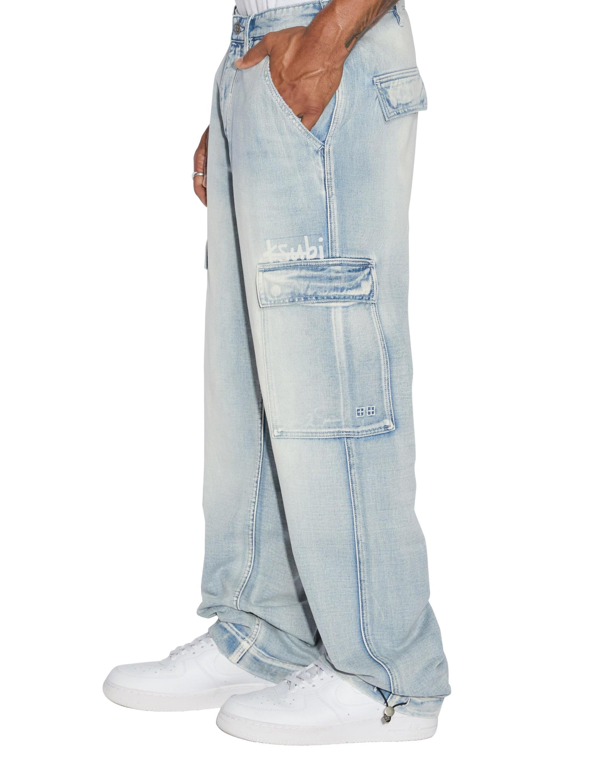 RIOT CARGO PANT BLUE ICE Male Product Image