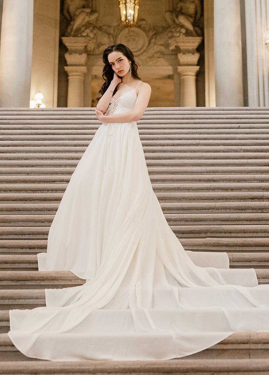 Raya Bridal Gown in Lily Female Product Image