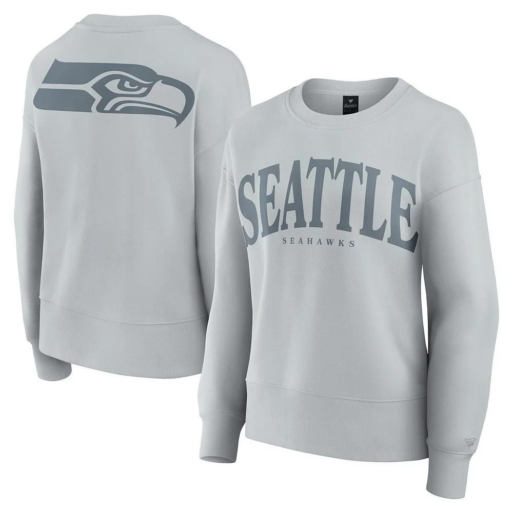 Women's Fanatics  Gray Seattle Seahawks Elements Pullover Sweatshirt, Size: Medium, Grey Product Image
