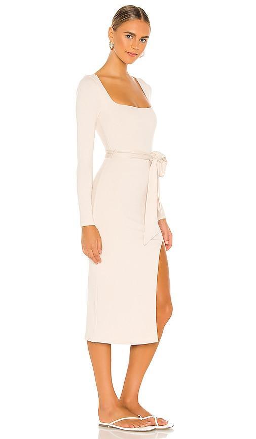 Lovers and Friends Sariah Midi Dress in Ecru Product Image