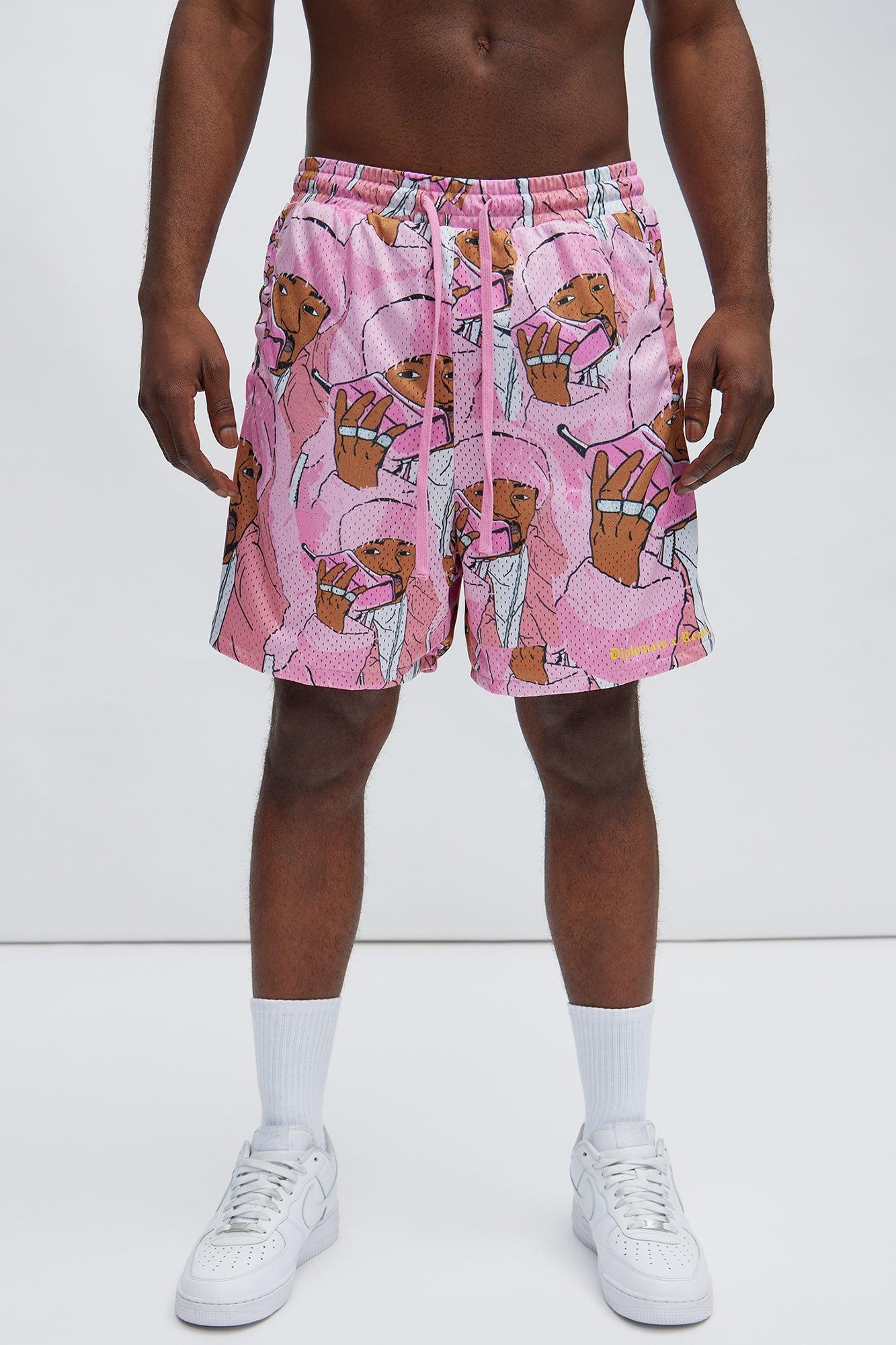 Dipset Killa Cam Shorts - Pink Product Image