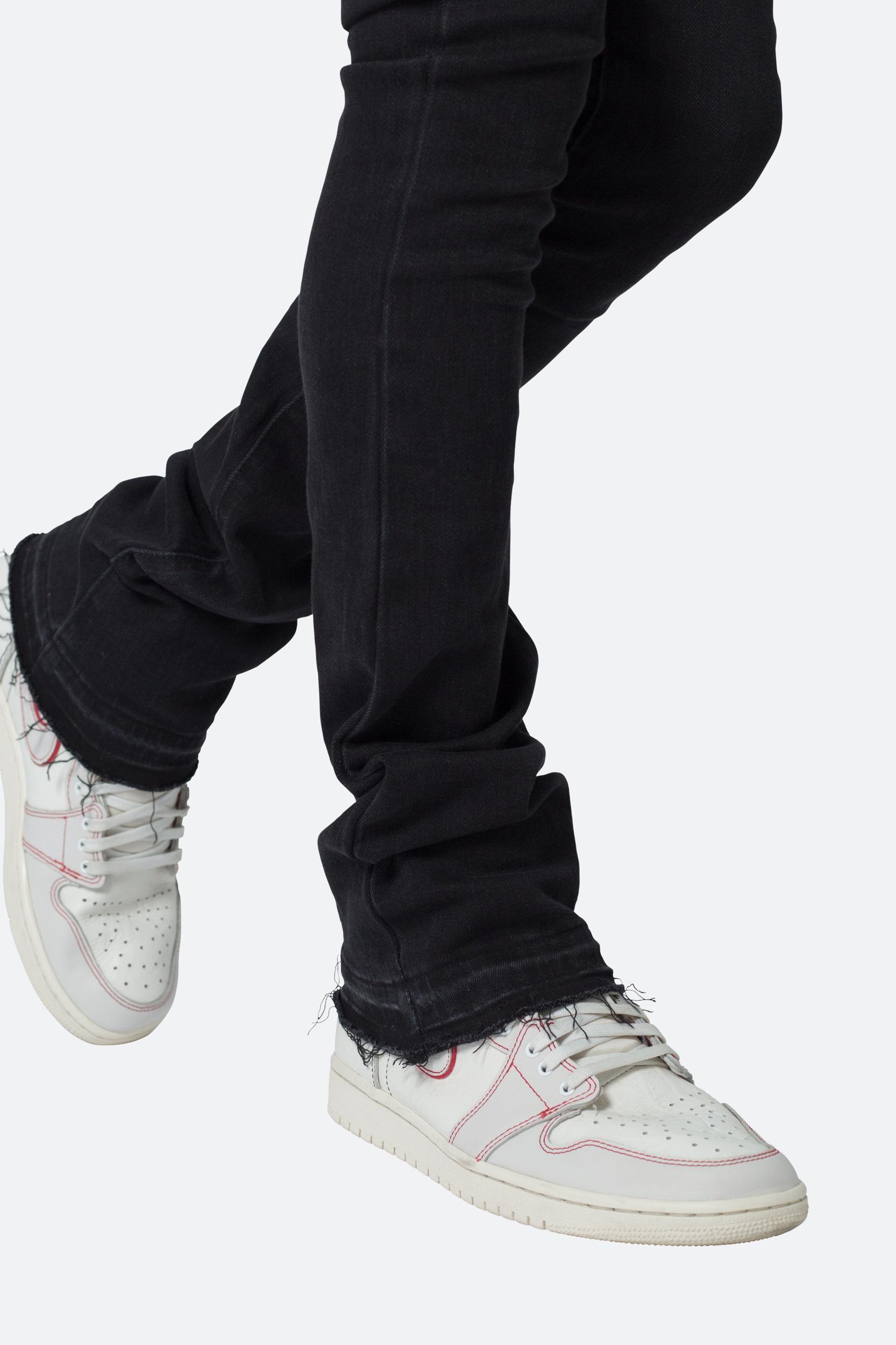 X514 Skinny Stacked Denim - Black Product Image