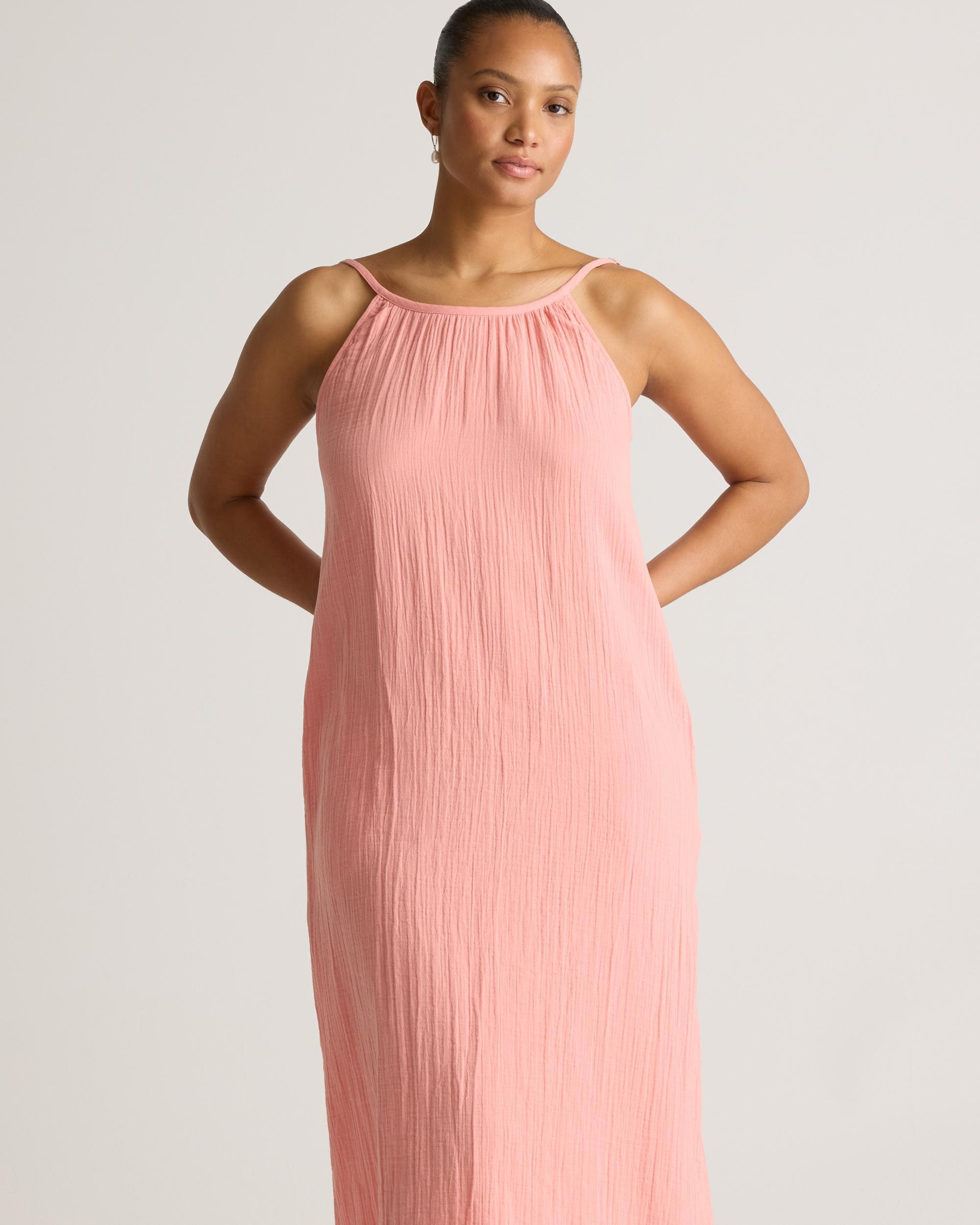 Quince | Women's Gauze Sleeveless Maxi Dress Size XL, Organic Cotton Product Image