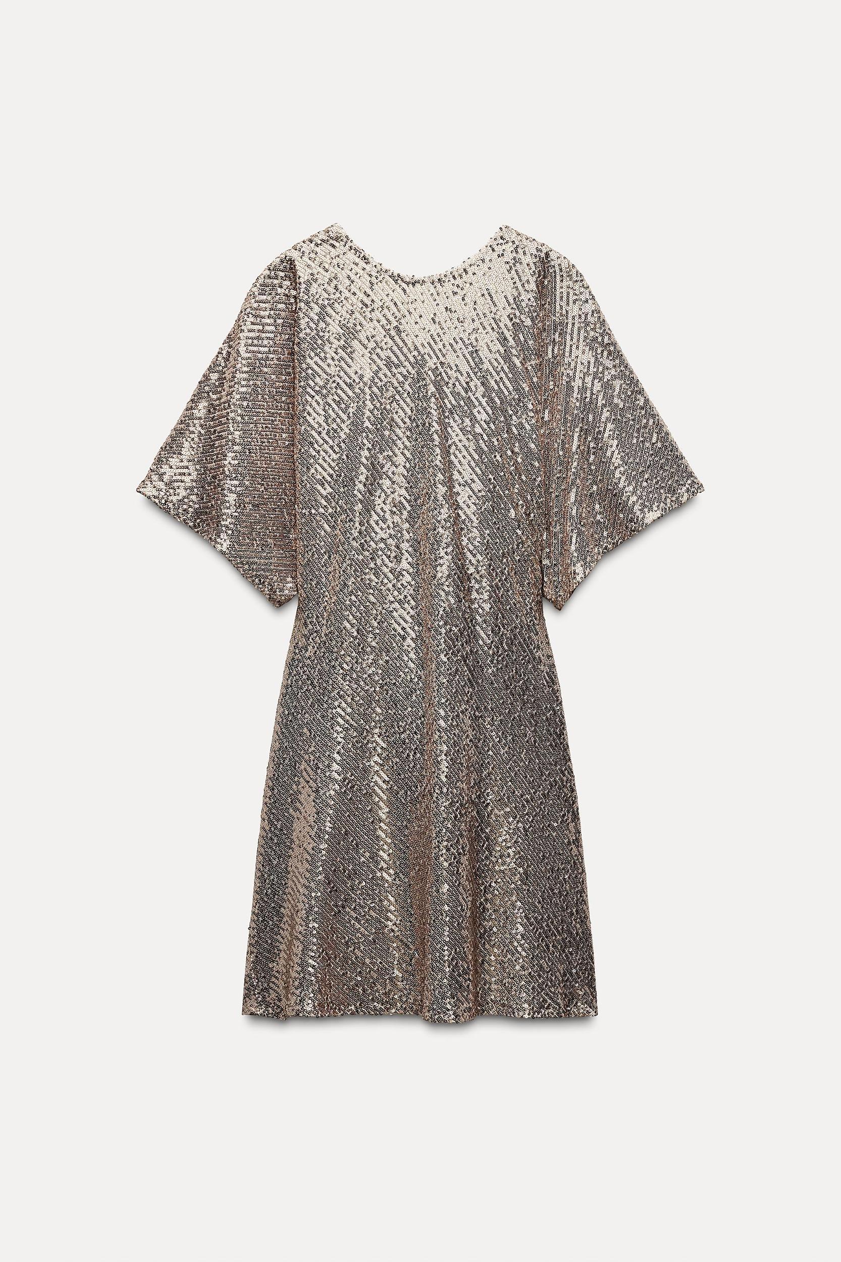 SHORT SEQUIN DRESS Product Image