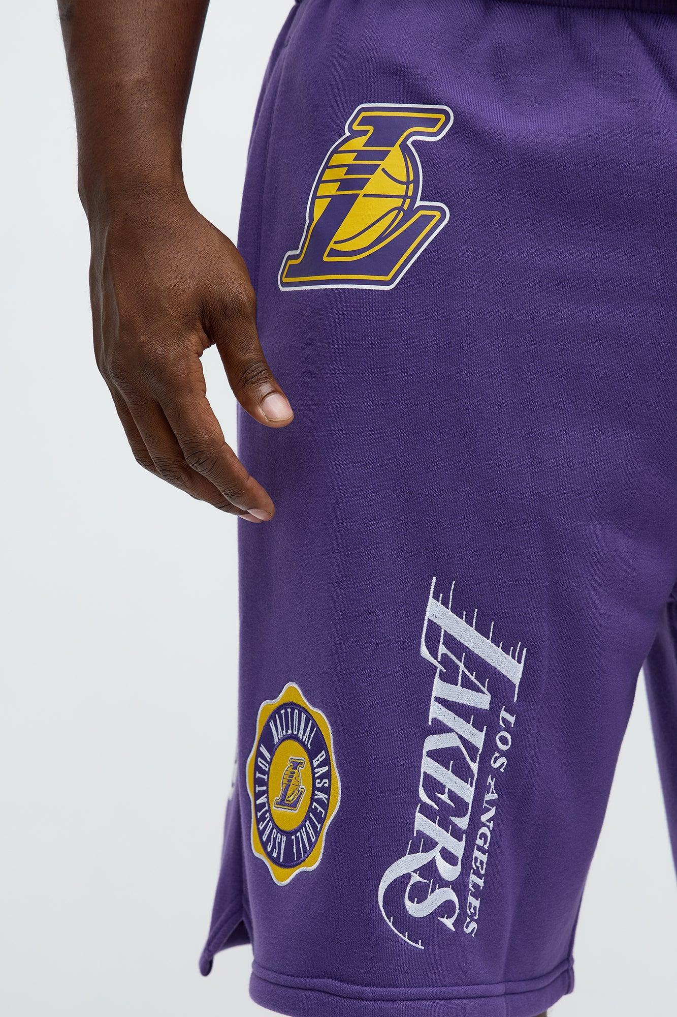 Lakers Basketball Sweatshorts - Purple Product Image