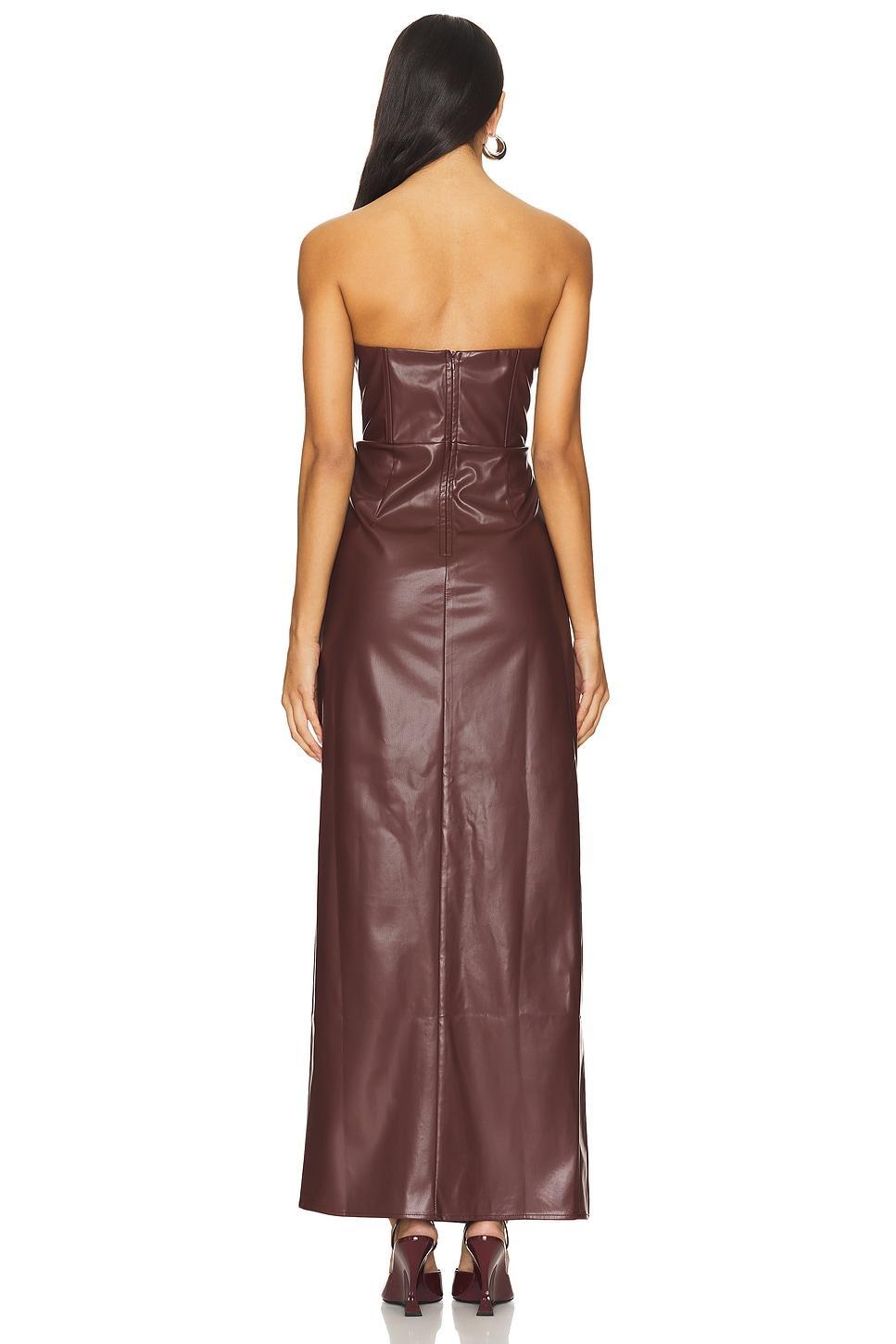 Keiko Maxi Dress Line & Dot Product Image