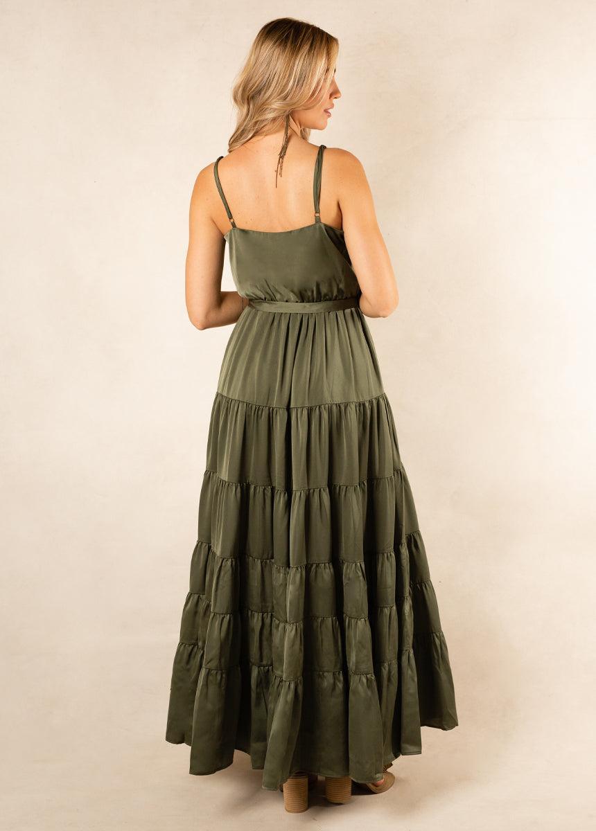 Zayla Dress in Sage Female Product Image