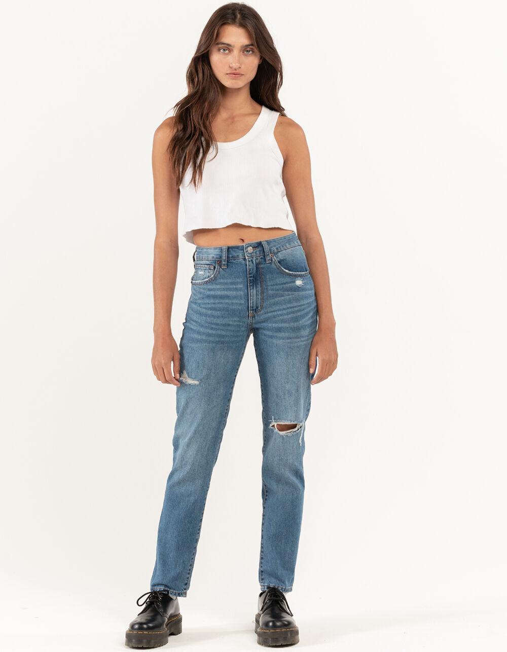 RSQ Womens Vintage Mom Jeans - MEDIUM WASH Product Image
