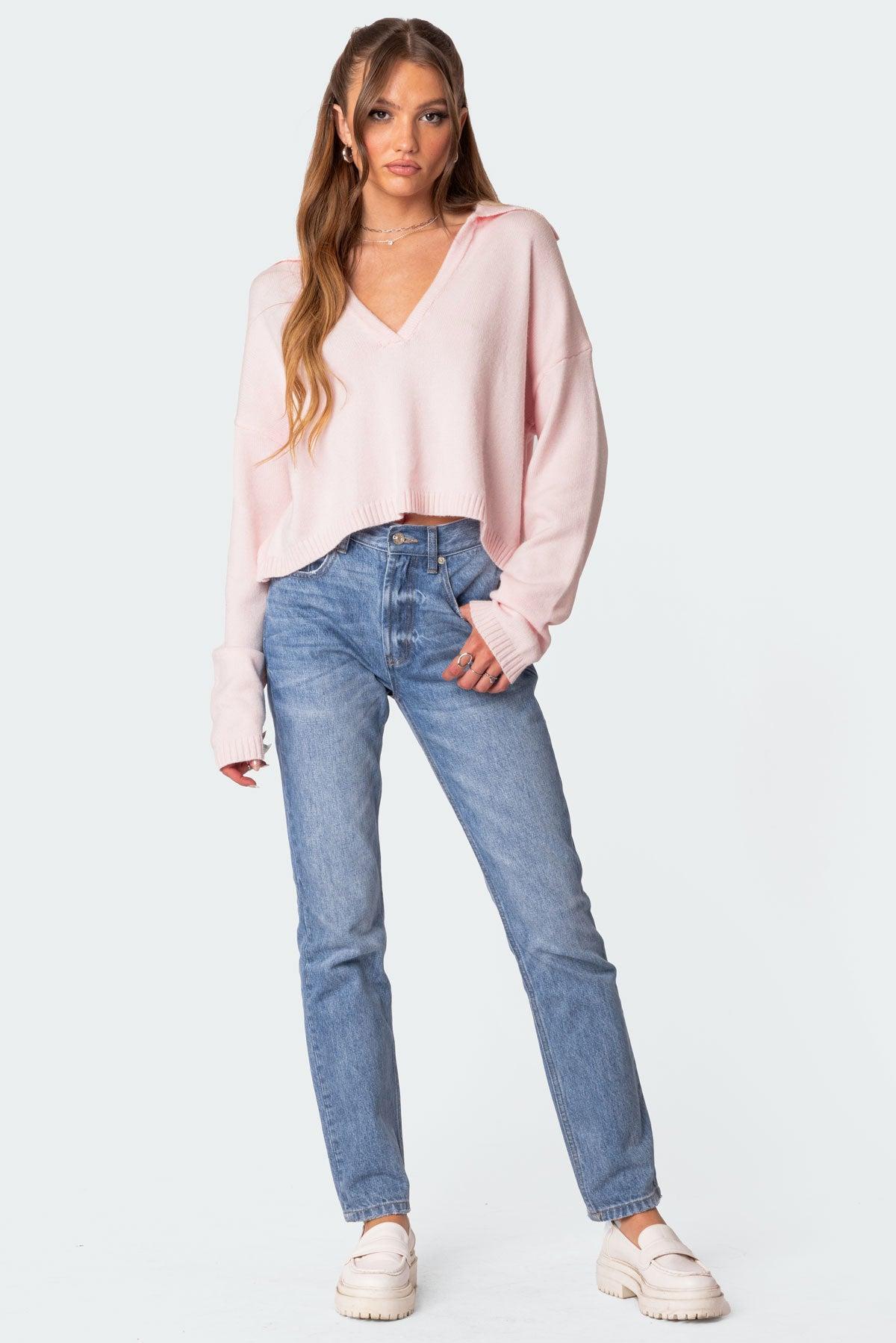 Marcie Oversize Cropped Sweater Product Image