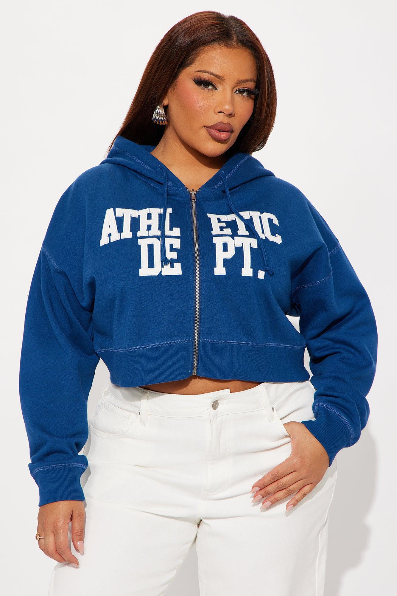 Athletic Dept Zip Up Hoodie - Navy Product Image