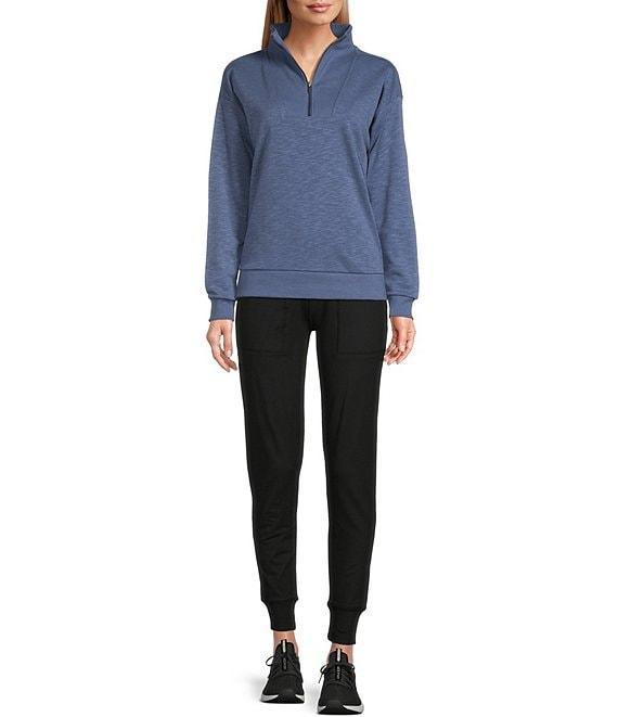 Kinesis High Rise Slim Sueded Jersey Moisture Wicking Pull-On Joggers Product Image