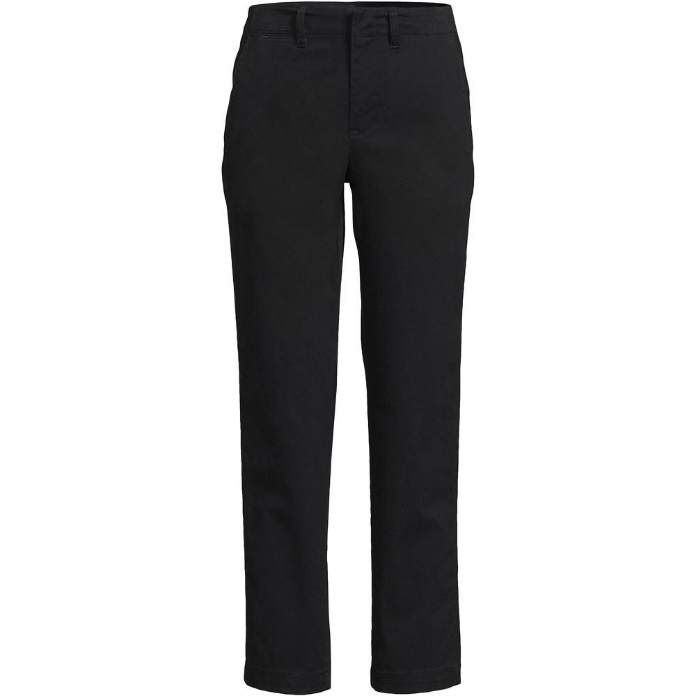 Petite Lands' End Mid Rise Classic Straight Leg Chino Ankle Pants, Women's, Size: 16 Petite, Desert Product Image