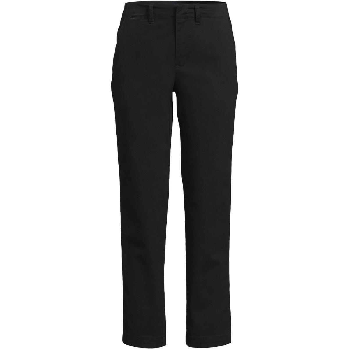 Petite Lands' End Mid Rise Classic Straight Leg Chino Ankle Pants, Women's, Size: 16 Petite, Desert Product Image