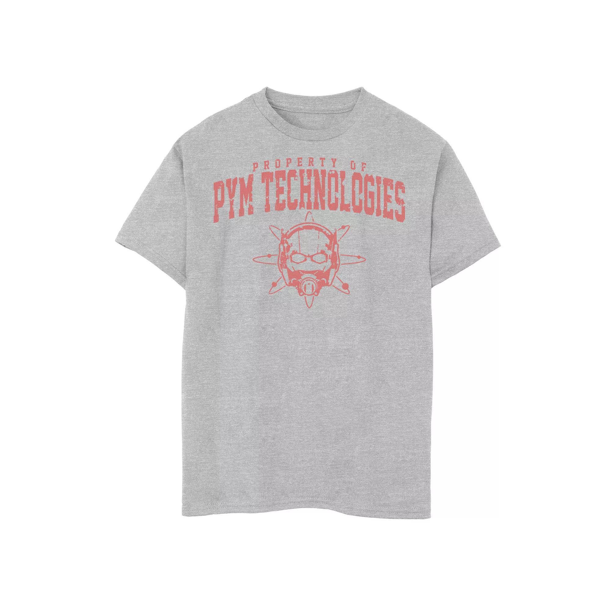 Boys 8-20 Marvel Ant-Man Property Of PYM Technologies Logo Graphic Tee, Boy's, Size: XL, Athletic Grey Product Image