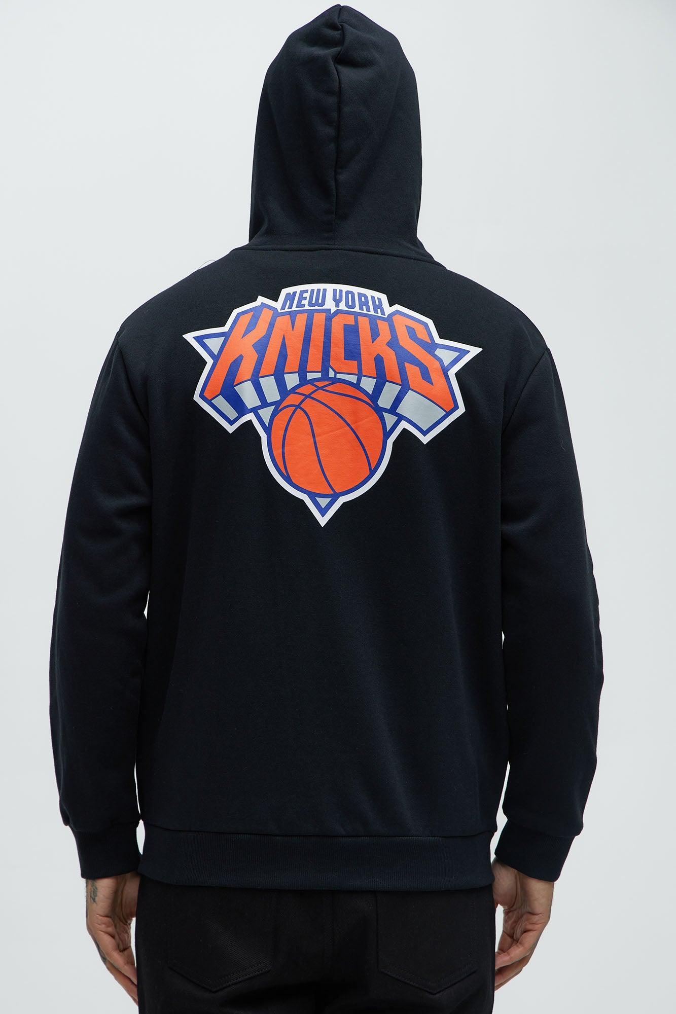 Knicks Bold Zip Up Hoodie - Black Product Image